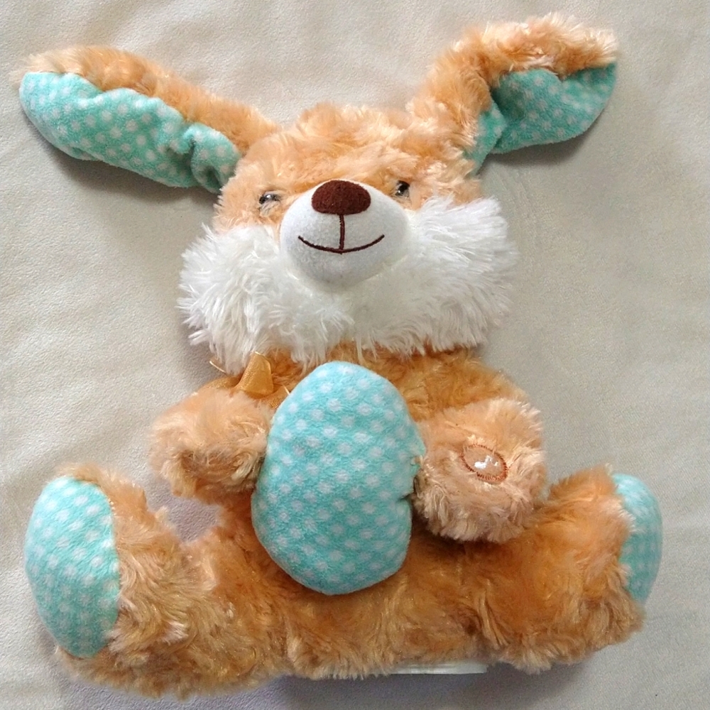 Animated Bunny with Singing " Hip Hop Bunny " Music Stuffy Easter Bunny & Egg